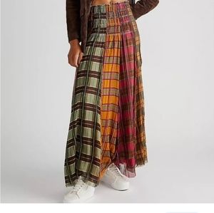 Rare Free People OneLausanne Convertible plaid